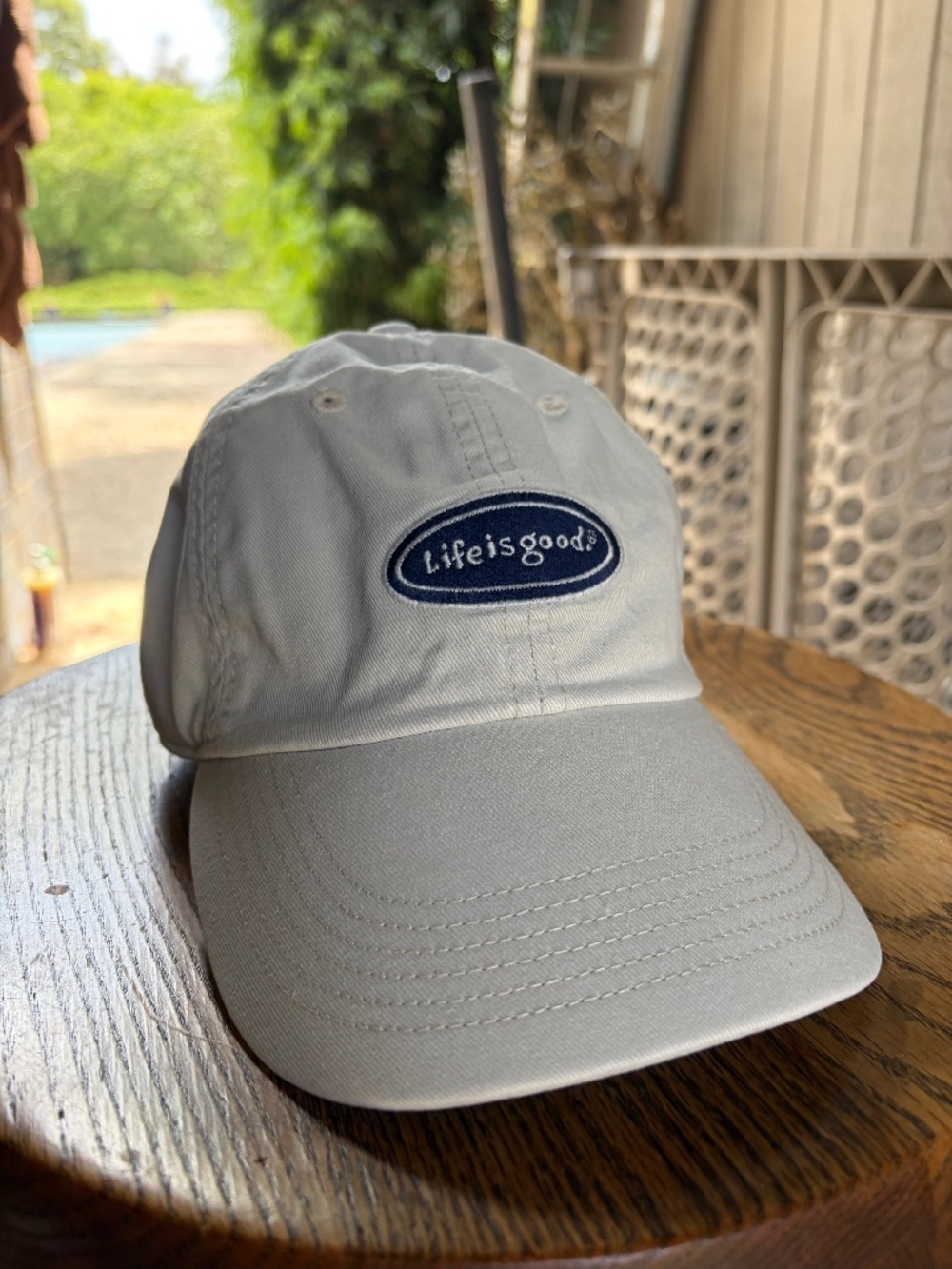 NWT Life is Good Khaki Beige Baseball Cap